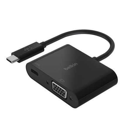 ADAPTADOR BELKIN USB C A VGA + CARGA