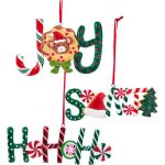 Adorno navideño Ksa saludo navideño 9 cm