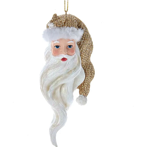 Adorno navideño Ksa cara de santa 13 cm