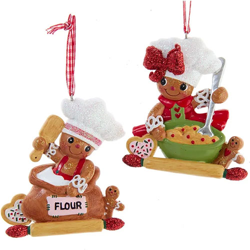Adorno navideño Ksa galleta cocinando 9 cm