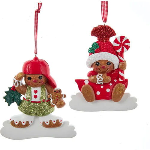 Adorno navideño Ksa galleta jengibre niño 10 cm