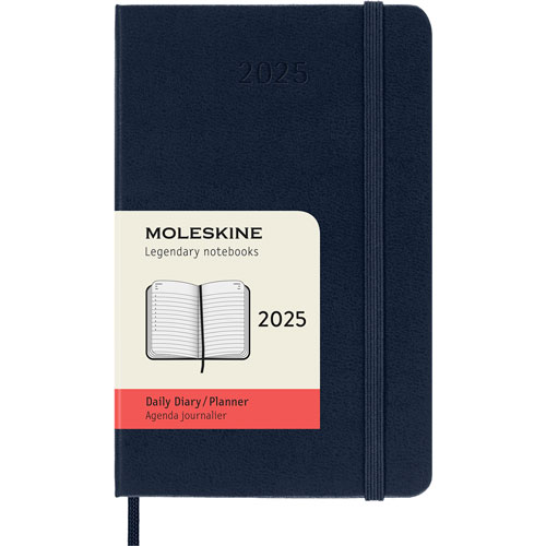 Agenda Juvenil Moleskine Pasta Suave 13X21Cm Azul Semana A La Vista