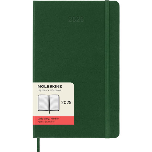 Agenda Juvenil Moleskine Pasta Suave 13X21Cm Verde Semana A La Vista