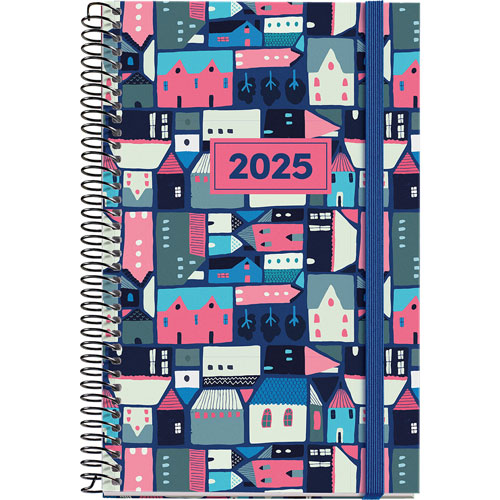 Agenda Juvenil Mqr Activa 18x14cm Dia Por Pagina Villa 2025