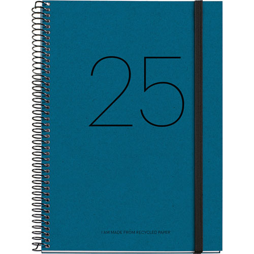 Agenda Juvenil Mqr Plus 21x16cm Dia Por Pagina Azul 2025