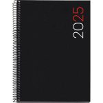 Agenda Juvenil Mqr Plus 21x16cm Dia Por Pagina City Negro 2025