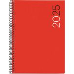 Agenda Juvenil Mqr Plus 21x16cm Dia Por Pagina City Rojo 2025