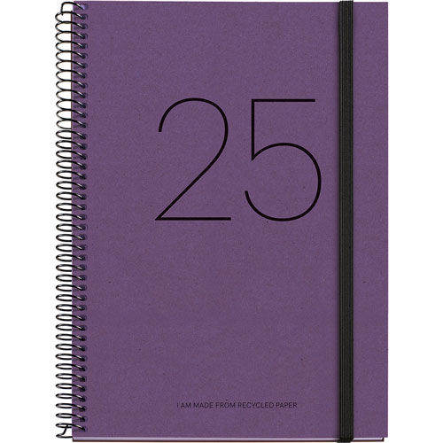 Agenda Juvenil Mqr Plus 21x16cm Dia Por Pagina Purpura 2025