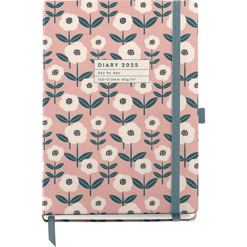 Agenda Juvenil Mqr Plus 22x16cm Dia Por Pagina Bloom 2025