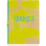 Agenda Juvenil Mqr Plus 22x16cm Dia Por Pagina Kraft Nubes 2025