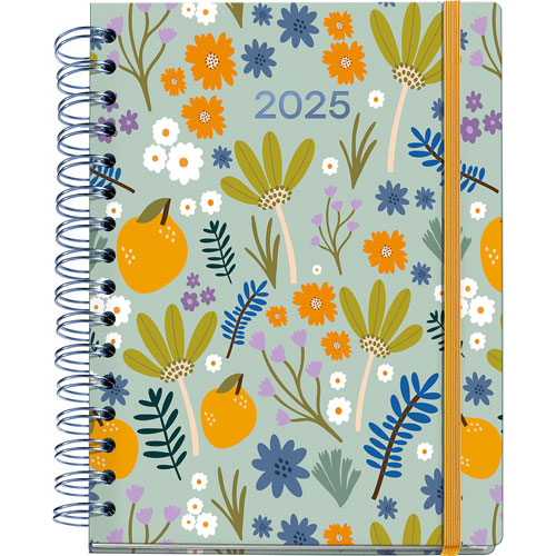 Agenda Juvenil Mqr Plus 22x17cm Semana A La Vista Lemon 2025