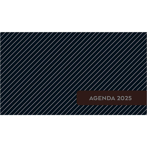 Agenda Juvenil Pocket Black Pasta Dura Semana A La Vista 2025