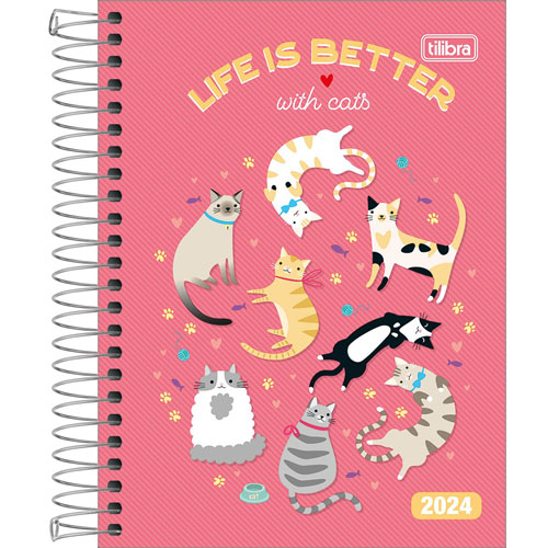 Agenda Tilibra D+ Femenina 16x13cm Dia Por Pagina