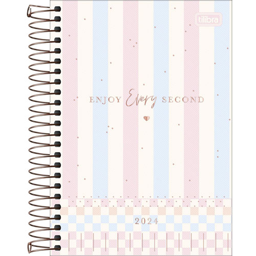 Agenda Tilibra Soho con Espiral 20x16cm Día Por Página 2022