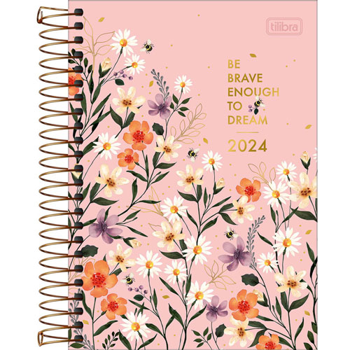 Agenda Tilibra Le Vanille 20x16cm Dia Por Pagina