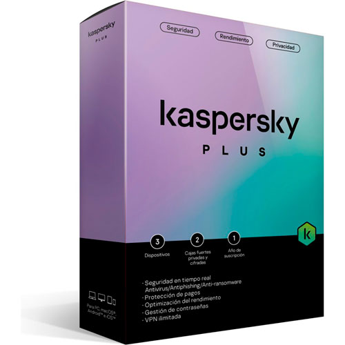 Antivirus Kaspersky Antivirus Plus 3 Dispositivos 1 Año