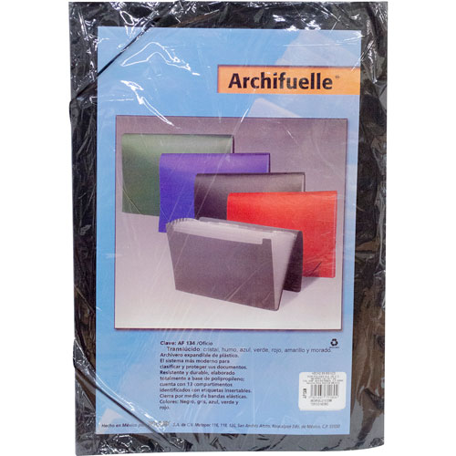 Archifuelle Polidex Af134 Tamaño Oficio 13 Compartimentos