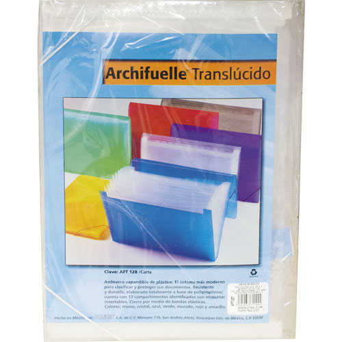 Archifuelle Polidex Aft128 13 Compartimentos Tamaño Carta