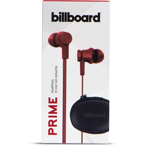 AUDÍFONOS BILLBOARD PRIME IN EAR ALAM CON CASE VINO