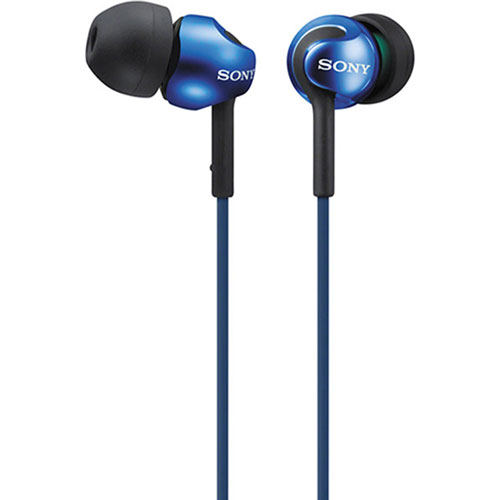 AUDÍFONOS INTERNO SONY CON MANOS LIBRES MDR-EX110AP AZUL