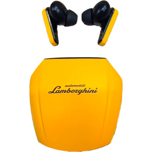 Audífonos Lamborghini True Wireless Bluetooth Color Amarillo