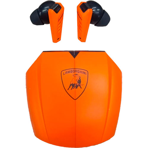 Audífonos Lamborghini True Wireless Bluetooth Color Naranja