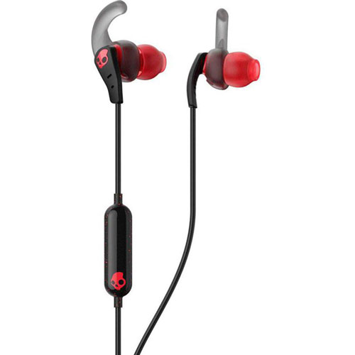 AUDÍFONOS SKULLCANDY SET SPORT EARBUDS NEGRO ROJO