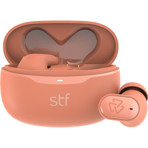 Audífonos Stf Dune In Ear True Wireless Con Cancelación De Ruido Color Naranja