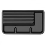 CHAROLA ORGANIZADORA ABEL 63119 21X12X19CM NEGRO