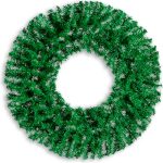 Corona Navidad Janel Con Aro Triple 120 Cm