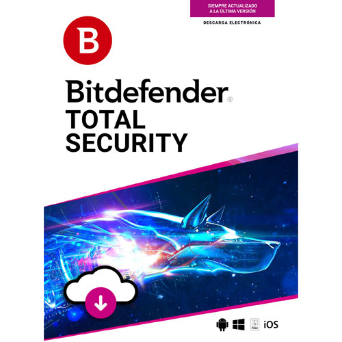 ESD BITDEFENDER TOTAL SECURITY MD 3AÑOS 10 USUARIOS