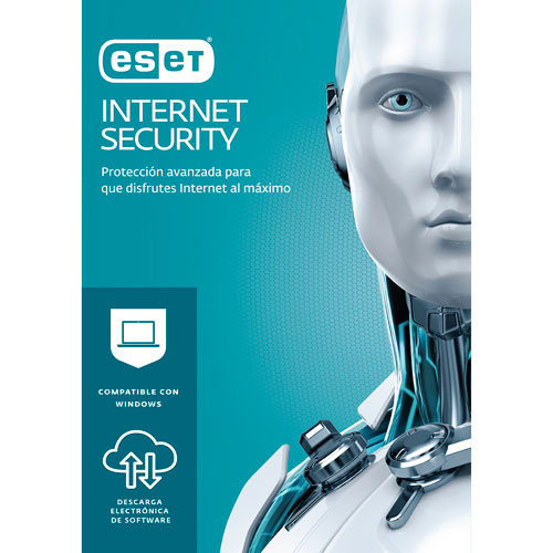 ESD ESET INTERNET SECURITY 9 LICENCIAS 2 AÑOS