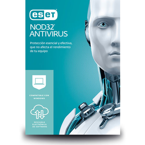ESD ESET NOD32 ANTIVIRUS 2 LICENCIAS  1 AÑO