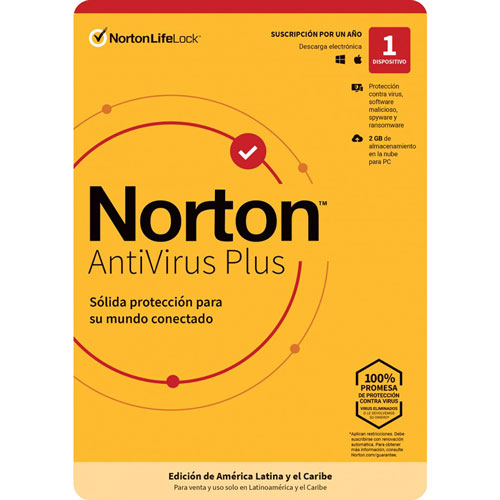 ESD NORTON ANTIVIRUS PLUS 1 DISPOSITIVOS 1 AÑO