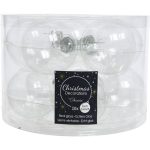 Esfera navidad KMK 140356 6cm transparente con 10 piezas