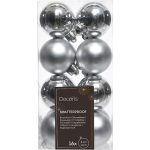 Esfera navidad KMK 21776 4cm plateada con 16 piezas