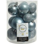 Esfera navidad KMK 22760 6cm azul brumoso con 20 piezas