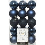 Esfera navidad KMK 23291 6cm azul marino con 30 piezas