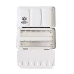 Estuche De Metal Schmincke Para 12 Medias Pastillas