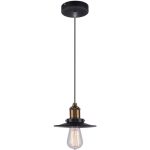 Lámpara Led Colgante Tecnolite Thv33-1/C Negro/Antique