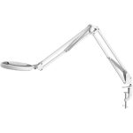 Lámpara Led Para Restirador C/Lupa Tecnolite Thl166M Bco.