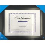Marco Abc-22 1 ventana 27.5x35.5cm negro