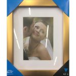 Marco Eta-04 1 ventana 20.3x25.4cm negro oro