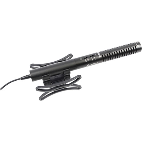 MICRÓFONO DIRECCIONAL CON SALIDA STEREO AZDEN SMX-10 NEGRO
