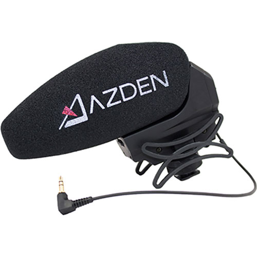 MICRÓFONO PROFESIONAL PARA VÍDEO CON OPCIÓN STÉREO Y MONO AZDEN SMX-30 NEGRO