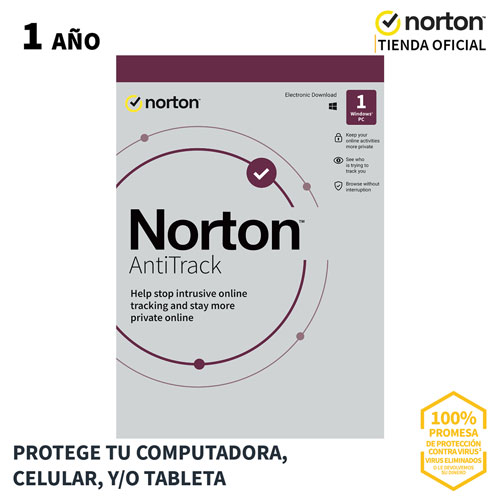 NORTON ANTITRACK 1 DISPOSITIVOS 1 AÑO