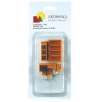 Oficina Con Escritorio,Archivero Y Librero Escala 1:50