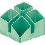 ORGANIZADOR DE ESCRITORIO HAN 17450 SCALA 12.5X12.5X10CM VERDE PASTEL
