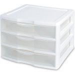 Organizador Sterilite Con 3 Cajones 37.1X36.8X27 Cm