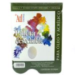 Paleta Para Pintor Rodin 512-0 Tipo Block Desechable